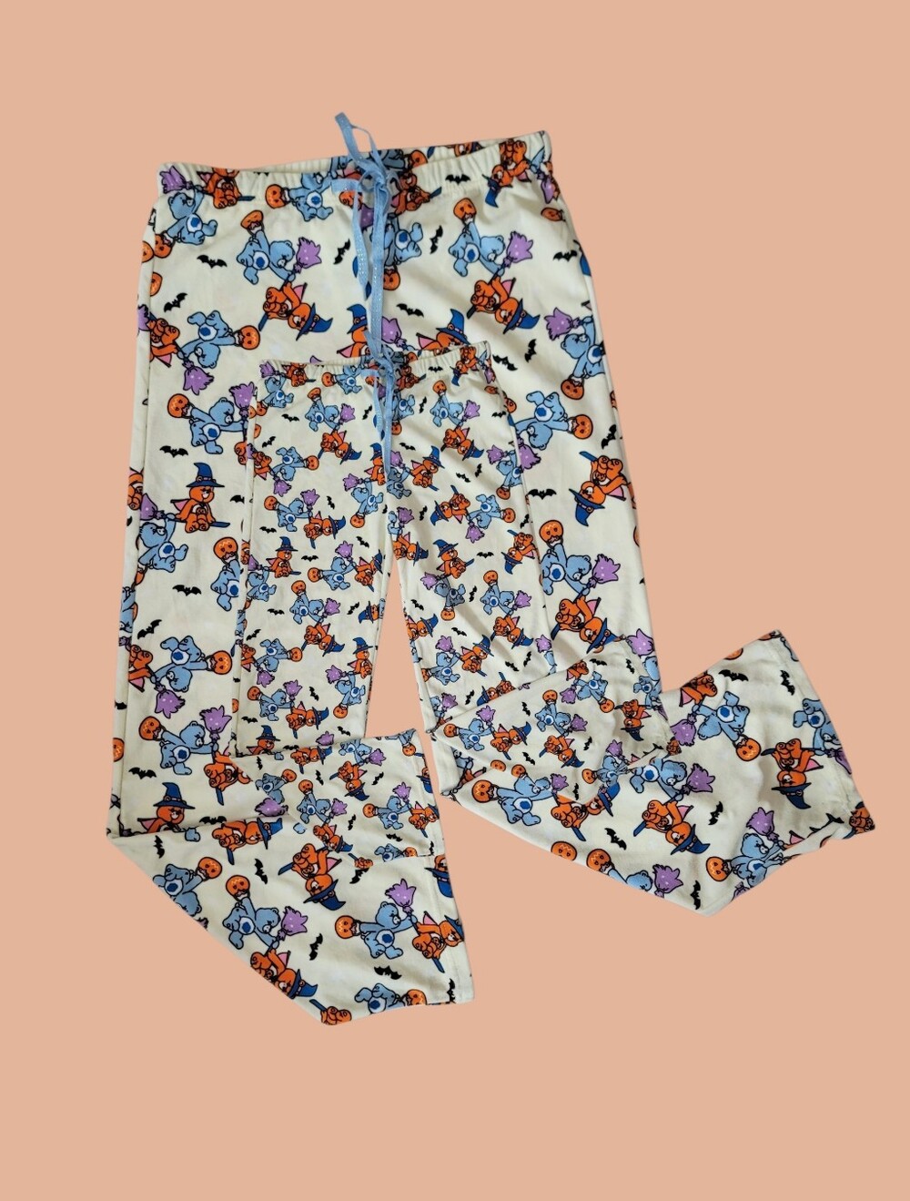 NEW Care Bears Halloween Soft Witches Bats Pajama Pants‎ Size Medium